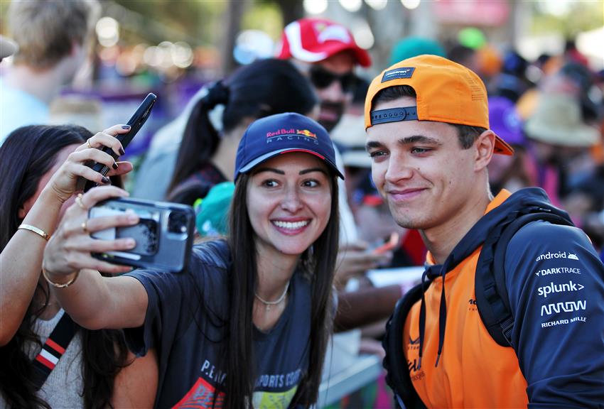 Selfie with Lando Norris